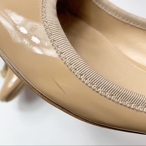 Tory Burch Shoes - Tory Burch nude patent leather Chelsea heels Tory Burch Shoes - Tory Burch nude patent leather Chelsea heels